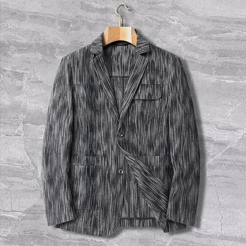 Men's Retro Single-Breasted Denim Jacket